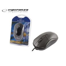 ESPERANZA ΠΟΝΤΙΚΙ USB TITANUM TM-107K ΜΑΥΡΟ - Mouses-Ποντίκια