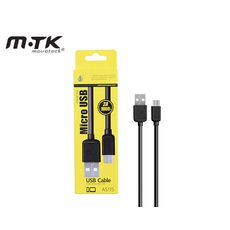 MTK ΚΑΛΩΔΙΟ MICRO USB 2.0 1m ΜΑΥΡΟ - Λοιπά Είδη Τεχνολογίας