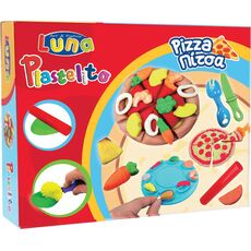 Luna Pizza Set Πλαστοζυμαράκι Plastelito με 3 Χρώματα - ΠΑΙΧΝΙΔΙΑ