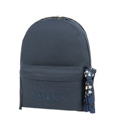 POLO ΣΧΟΛΙΚΗ ΤΣΑΝΤΑ ORIGINAL SCARF ΜΠΛΕ JEAN 2 ΘΕΣΕΩΝ (901235-5101) - Σχολικές Τσάντες
