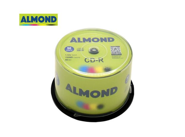 ALMOND CD-R 700MB 52X 50Τ. CB - Usb Memory Sticks-CD DVD