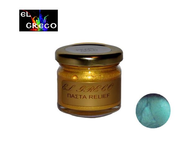 EL GRECO ΠΑΣΤΑ GEL 3D 45ml GREEN PHTHALO - Διάφορα Υλικά Decoupage
